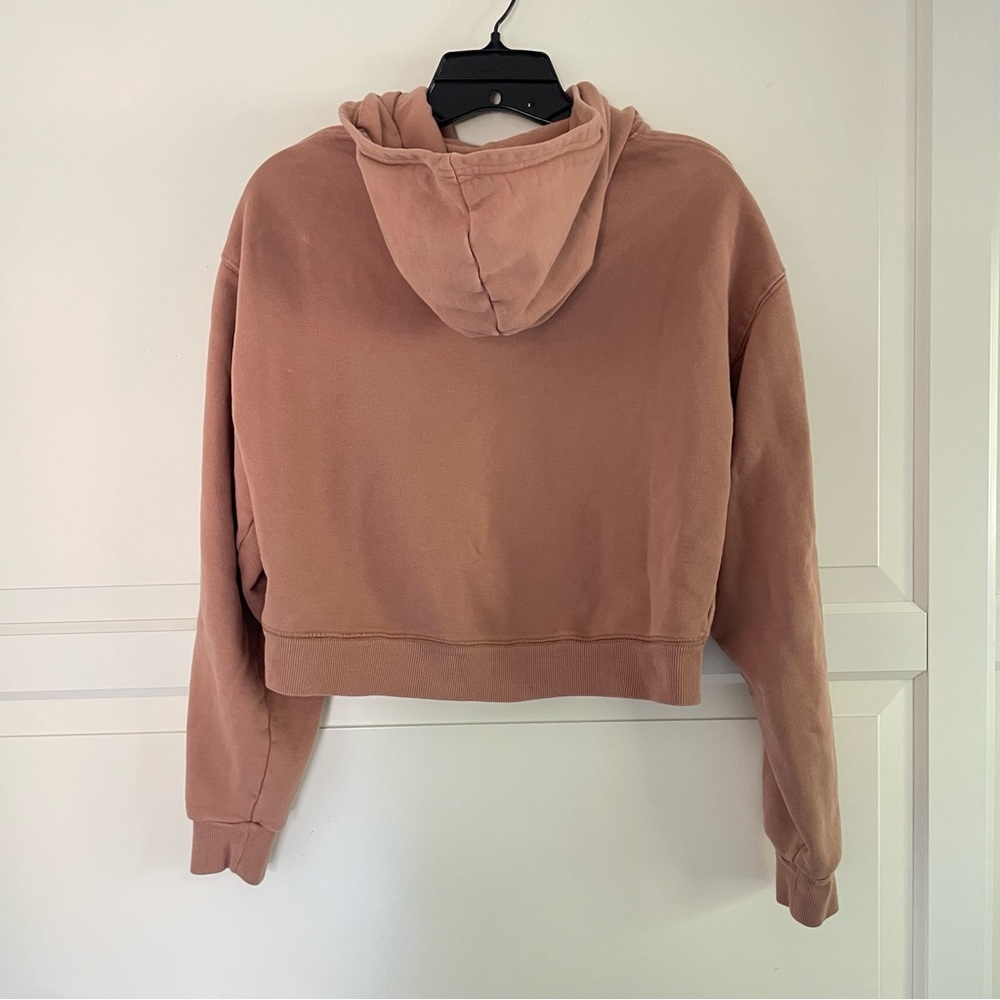 SKIMS the zip up hoodie zip-up full-zip sweatshirt brown tan 26582 - Picture 2 of 5